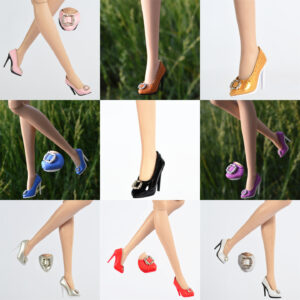 Black Shoes Pump for Fashion royalty Ⅱ FR2 Nu Face 2 doll integrity toy 3.0 6.0