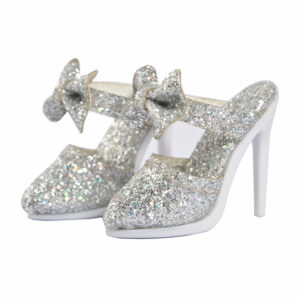 Sherry Silver Sandals shoes for Fashion royalty FR2 Nu Face 2 12" poppy parker