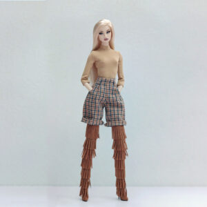 Fringe Boots Shoes Fit 12" Fashion Royalty FR2 FR6.0 NU.face 1/6 MUSES JAMIEshow
