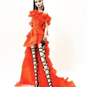Black high heels shoes for FR2 Poppy Parker FR6.0 Nu.face Enlightened in India