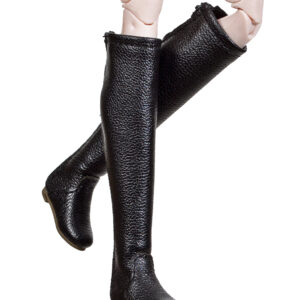Shoes Knee boots fit 12" flat feet Barbie Obitsu Poppy parker Fr6.0 insid27*11MM